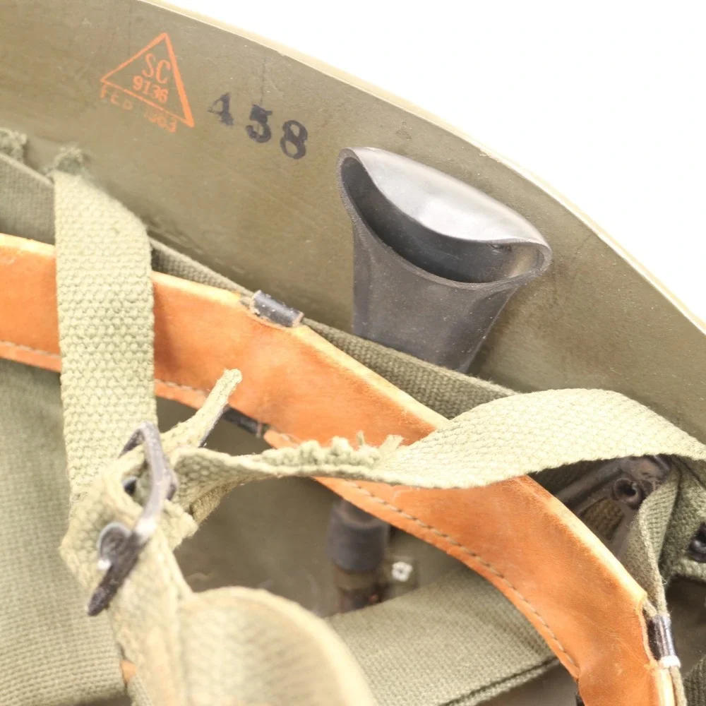 An/Prc-34 Radio Operators Helmet Experimental Korean/Vietnam Super Rare!!